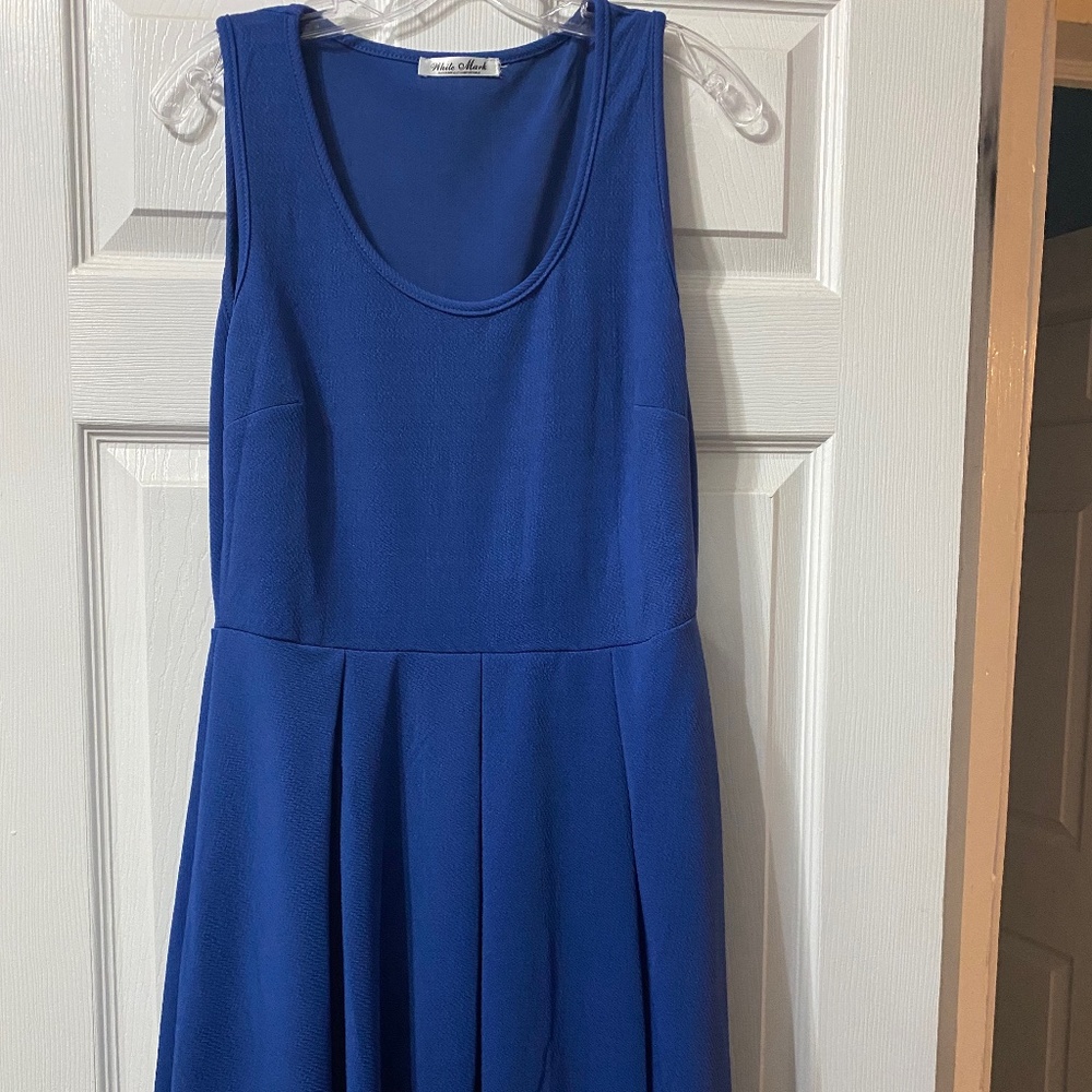 Blue casual dress